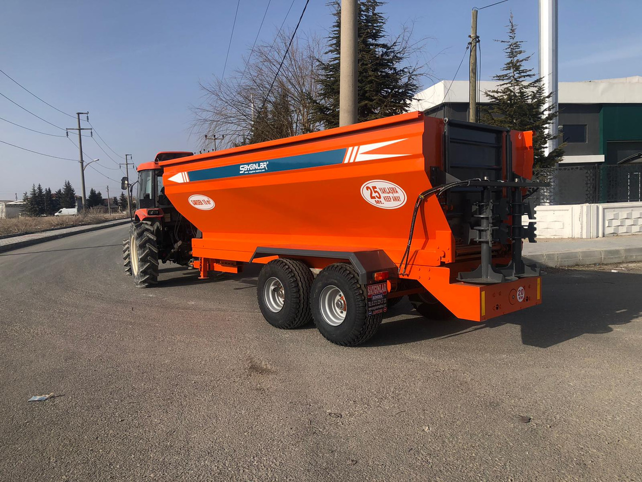 SAYGINLAR GARDEN 10 TON - Manure spreader: picture 2 SAYGINLAR GARDEN 10 TON - Manure spreader: picture 2