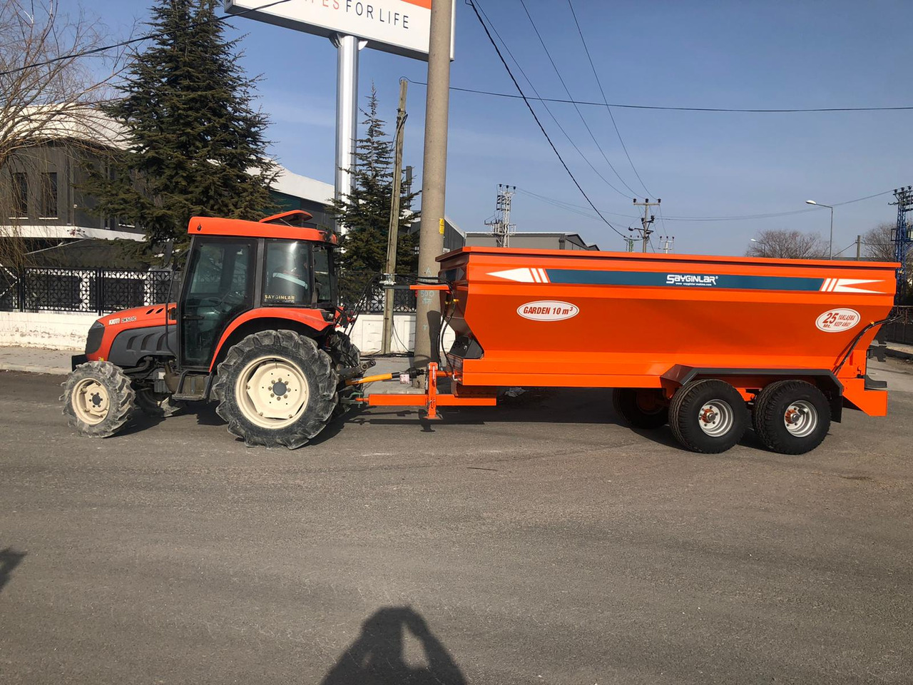 SAYGINLAR GARDEN 10 TON - Manure spreader: picture 5 SAYGINLAR GARDEN 10 TON - Manure spreader: picture 5