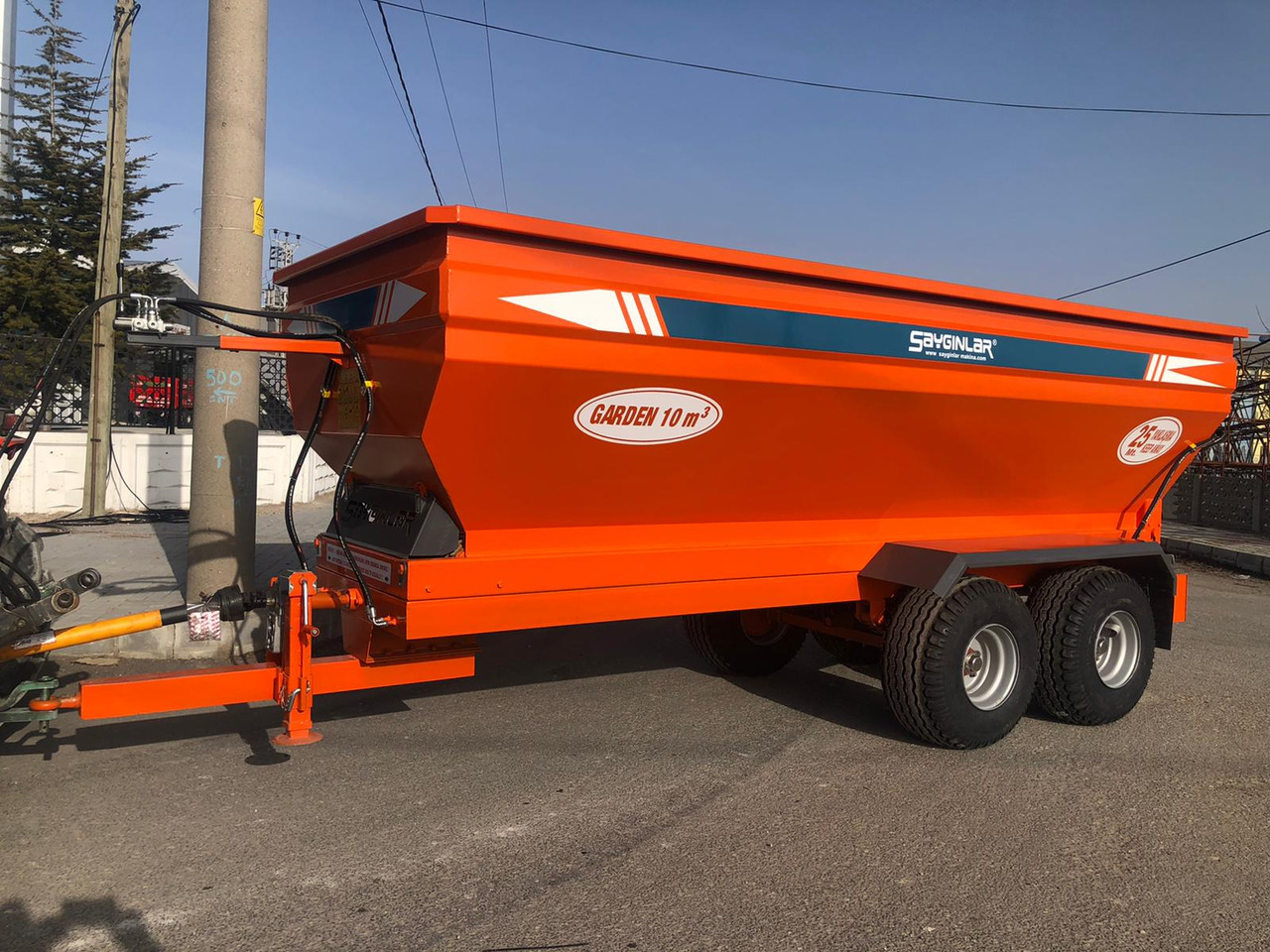 SAYGINLAR GARDEN 10 TON - Manure spreader: picture 3 SAYGINLAR GARDEN 10 TON - Manure spreader: picture 3