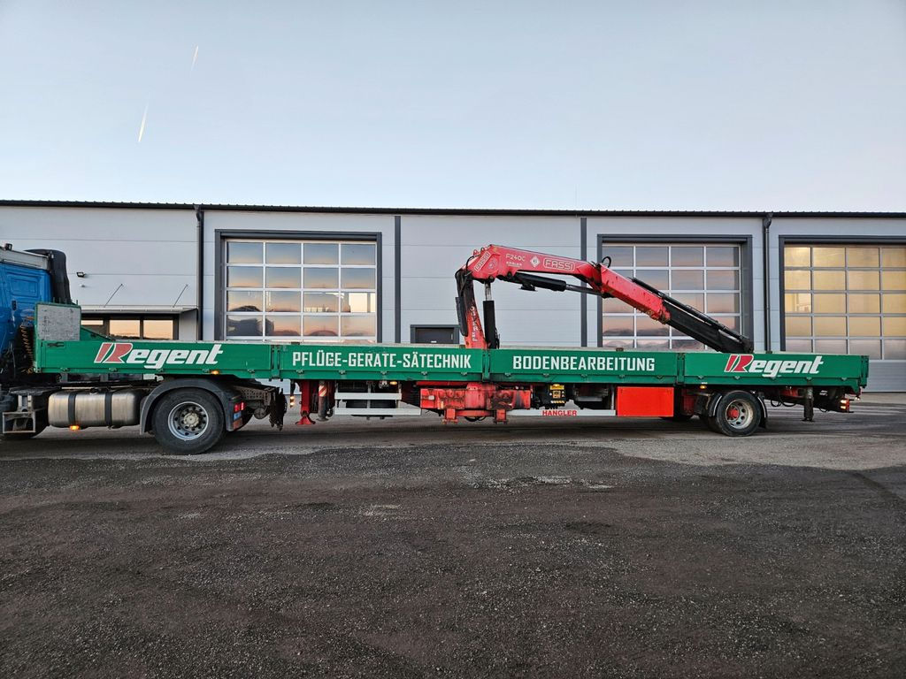 Hangler Kran Fassi F 240 Funk - Dropside/ Flatbed semi-trailer: picture 2 Hangler Kran Fassi F 240 Funk - Dropside/ Flatbed semi-trailer: picture 2