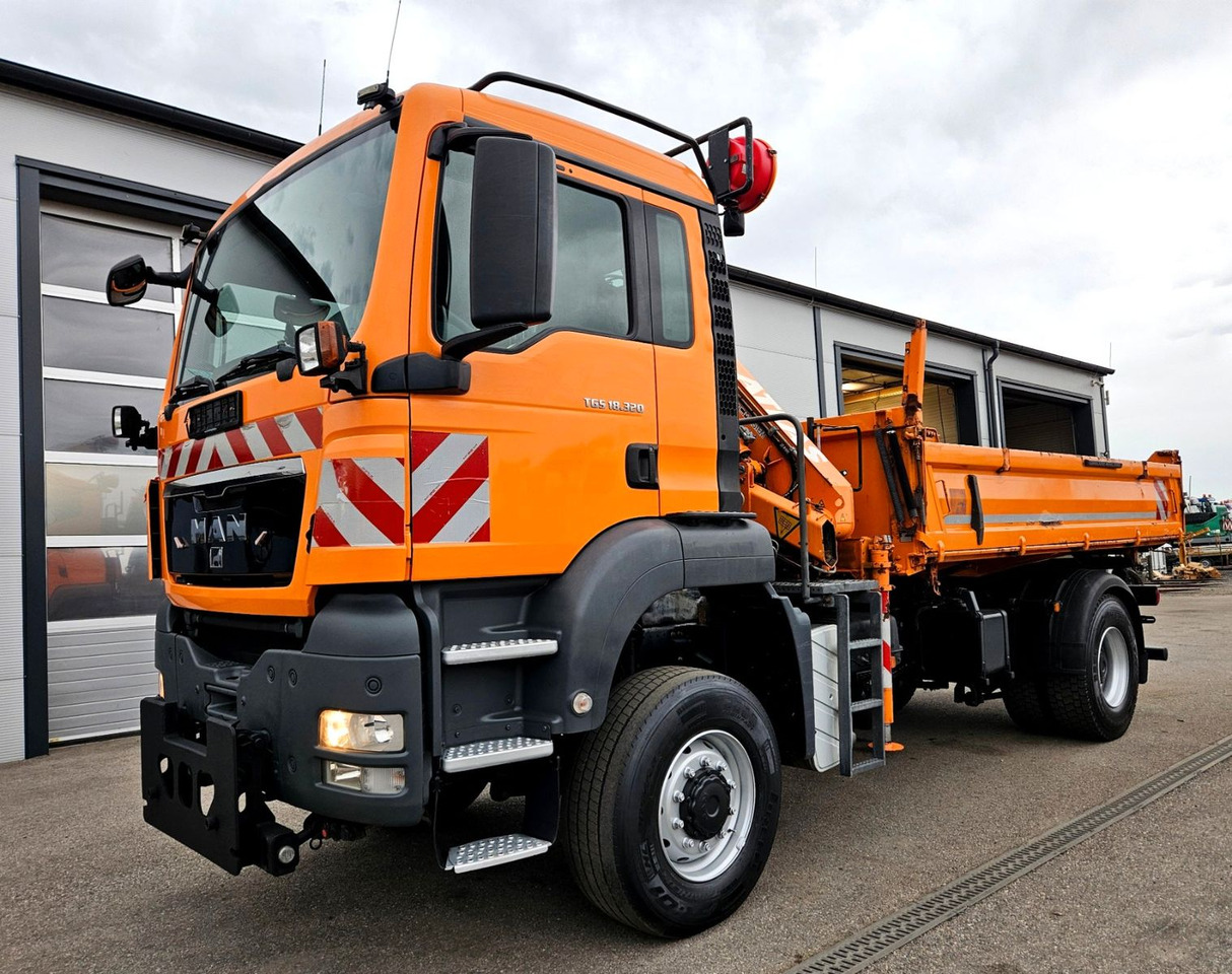 MAN TGS 18.320 4x4 BL Atlas 65.2 Kran Euro5 - Tipper, Crane truck: picture 1 MAN TGS 18.320 4x4 BL Atlas 65.2 Kran Euro5 - Tipper, Crane truck: picture 1