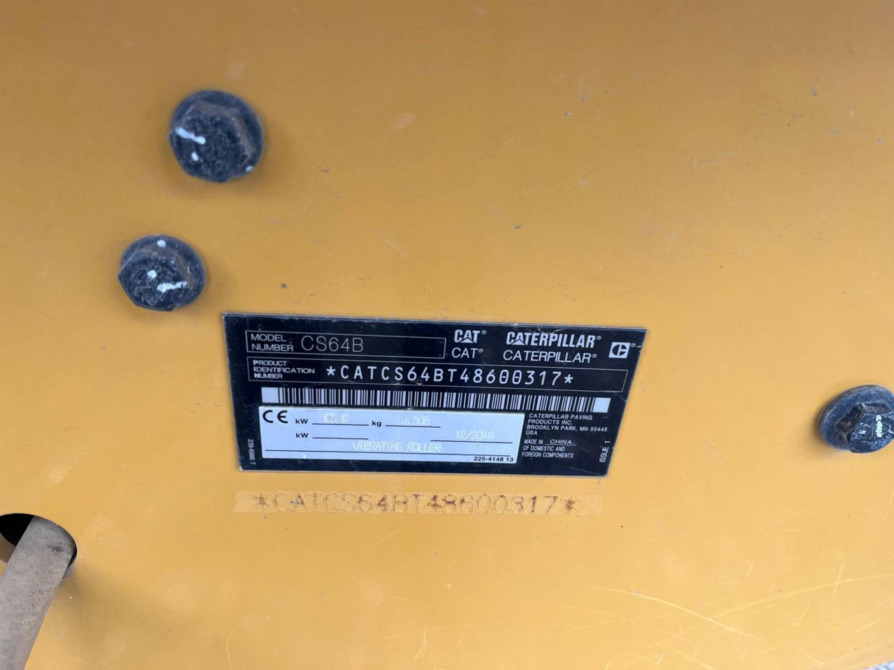 CAT CS64B - Compactor: picture 5 CAT CS64B - Compactor: picture 5