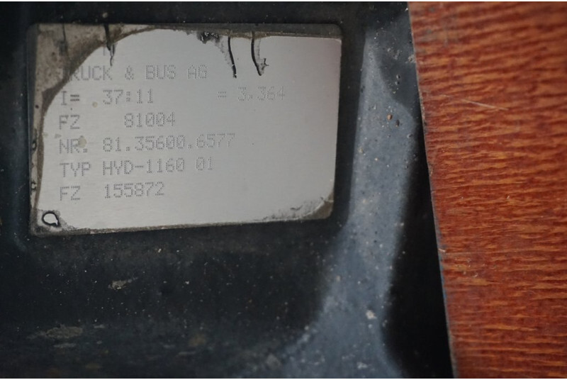 MAN HYD-1160-01 37/11 - Rear axle for Truck: picture 5 MAN HYD-1160-01 37/11 - Rear axle for Truck: picture 5