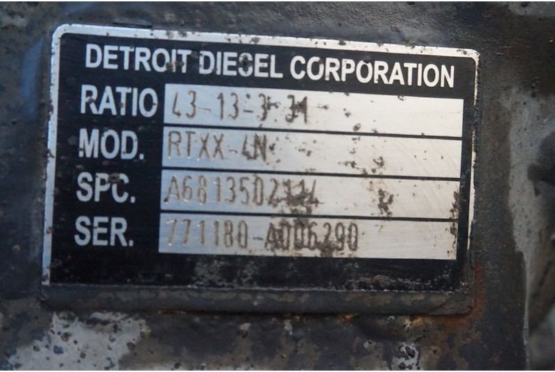 Mercedes-Benz RT390-10/C-22.5 43/13 - Rear axle for Truck: picture 5 Mercedes-Benz RT390-10/C-22.5 43/13 - Rear axle for Truck: picture 5