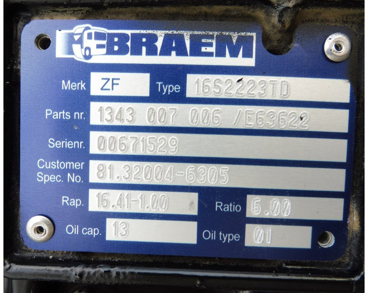 ZF 16S2220TD CGS M12 +PRIT / CARBON - Gearbox for Truck: picture 5 ZF 16S2220TD CGS M12 +PRIT / CARBON - Gearbox for Truck: picture 5