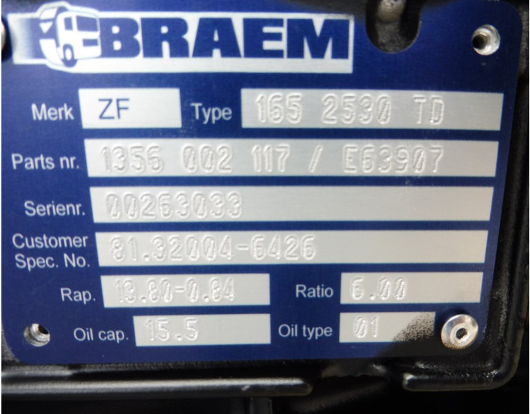 ZF 16S2530TO - Gearbox for Truck: picture 5 ZF 16S2530TO - Gearbox for Truck: picture 5