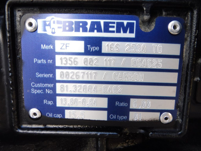 ZF 16S2530TO RM CARBON - Gearbox for Truck: picture 5 ZF 16S2530TO RM CARBON - Gearbox for Truck: picture 5