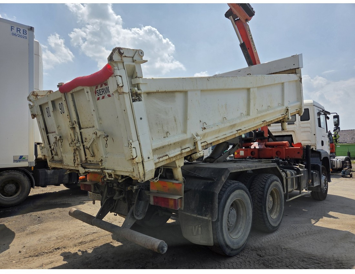 MAN TGA 26.350 6X4 BORDMATIC TIPPER CRANE PALFINGER PK15500 - Tipper, Crane truck: picture 2 MAN TGA 26.350 6X4 BORDMATIC TIPPER CRANE PALFINGER PK15500 - Tipper, Crane truck: picture 2