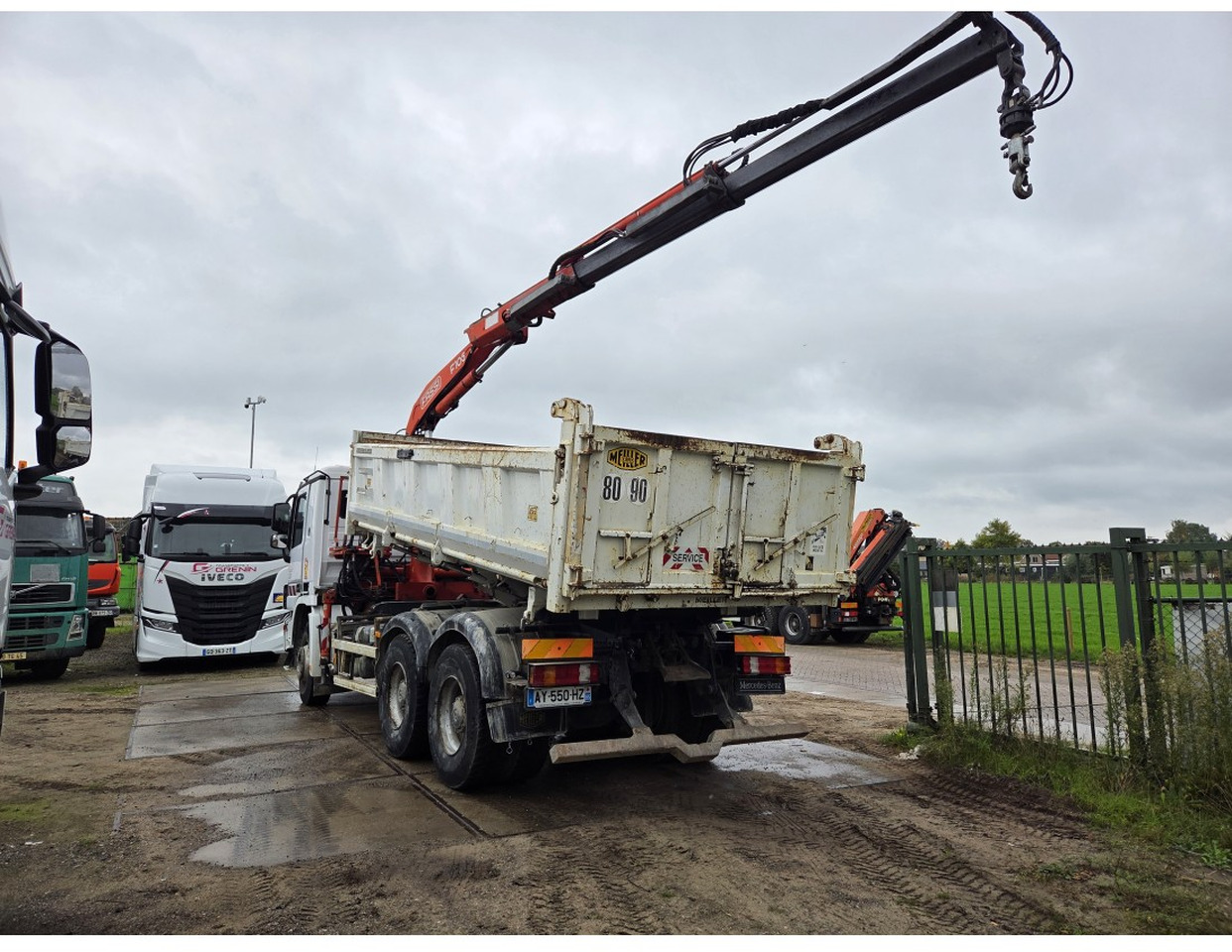 MERCEDESA CTROS 3341 6X4 TIPPER CRANE FASSI F105 - Tipper, Crane truck: picture 3 MERCEDESA CTROS 3341 6X4 TIPPER CRANE FASSI F105 - Tipper, Crane truck: picture 3