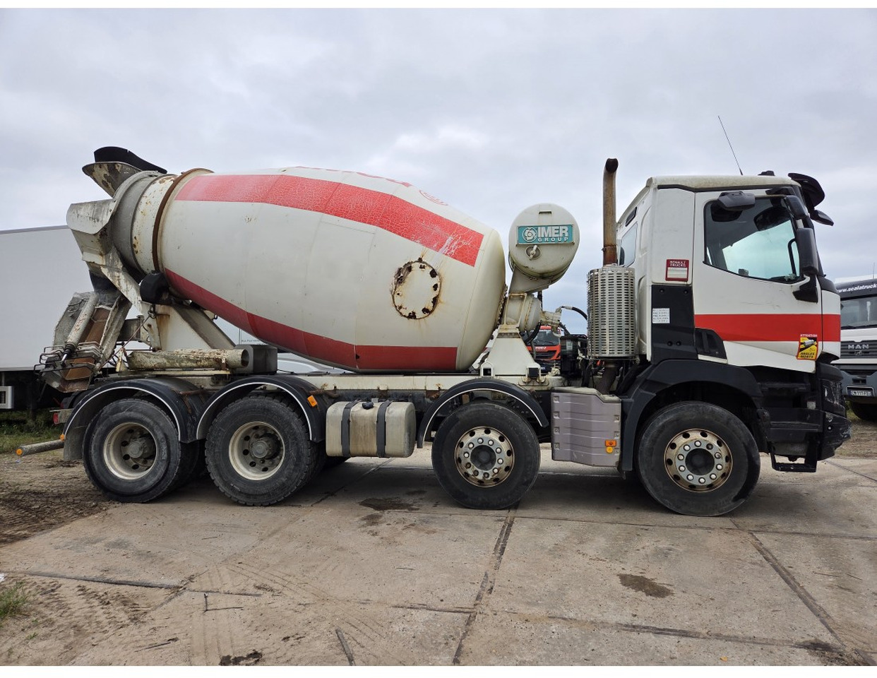 Renault C430 8X4 CONCRETE MIXER MANUAL GEARBOX - Concrete mixer truck: picture 4 Renault C430 8X4 CONCRETE MIXER MANUAL GEARBOX - Concrete mixer truck: picture 4