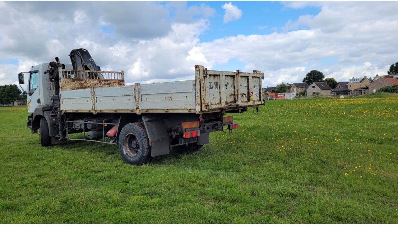 Tipper, Crane truck Renault Kerax 270 4x2 Euro 2 Tipper Truck Crane HIAB: picture 12