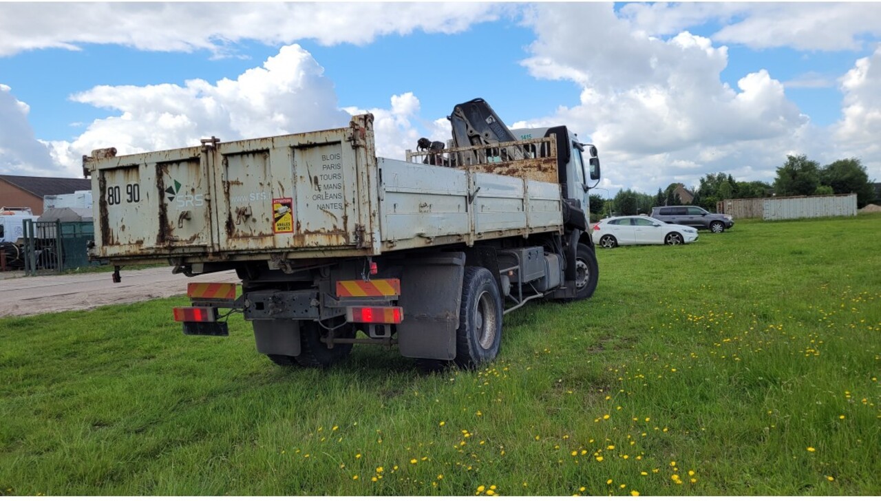 Tipper, Crane truck Renault Kerax 270 4x2 Euro 2 Tipper Truck Crane HIAB: picture 10