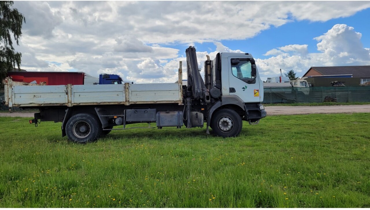 Tipper, Crane truck Renault Kerax 270 4x2 Euro 2 Tipper Truck Crane HIAB: picture 14