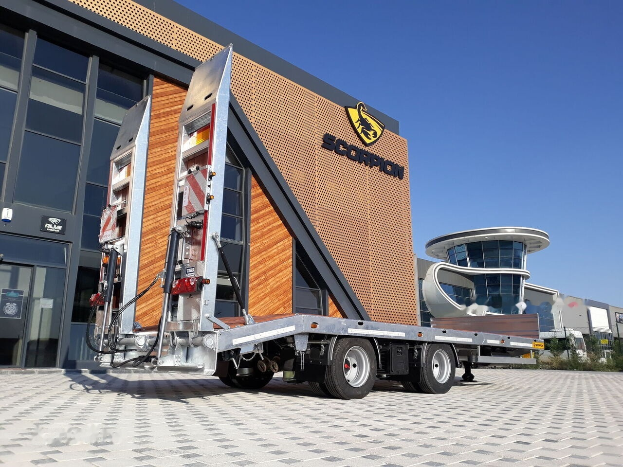 SCORPION 2 AXLE TANDEM TRAILER NEW (MANUFACTURER COMPANY) - Dropside/ Flatbed trailer: picture 2 SCORPION 2 AXLE TANDEM TRAILER NEW (MANUFACTURER COMPANY) - Dropside/ Flatbed trailer: picture 2