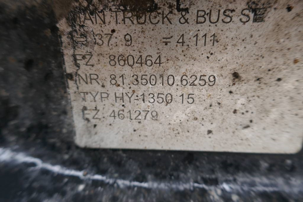 MAN TGS 26.360 Bakaxel, 81.35010.6259 - Axle and parts for Truck: picture 3 MAN TGS 26.360 Bakaxel, 81.35010.6259 - Axle and parts for Truck: picture 3