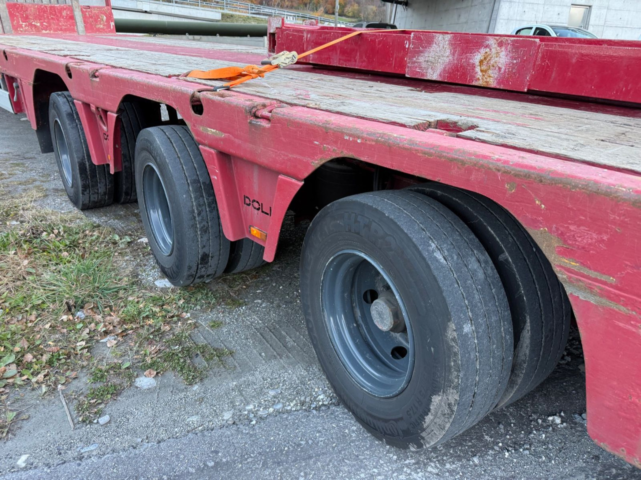 Low loader semi-trailer Doll S3H-T, teleskopierbar, Funk, 48ton: picture 8