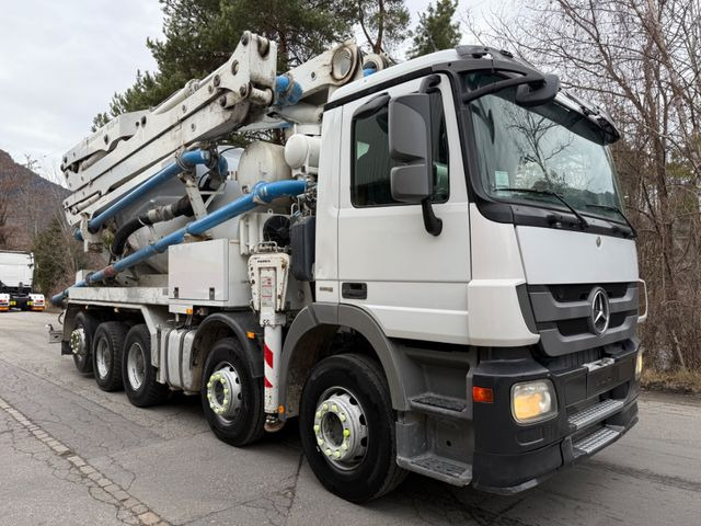Mercedes-Benz Actros 4444 10x4,E5, Putzmeister 28m, 9m3, PUMI - Mixer pump truck: picture 1 Mercedes-Benz Actros 4444 10x4,E5, Putzmeister 28m, 9m3, PUMI - Mixer pump truck: picture 1