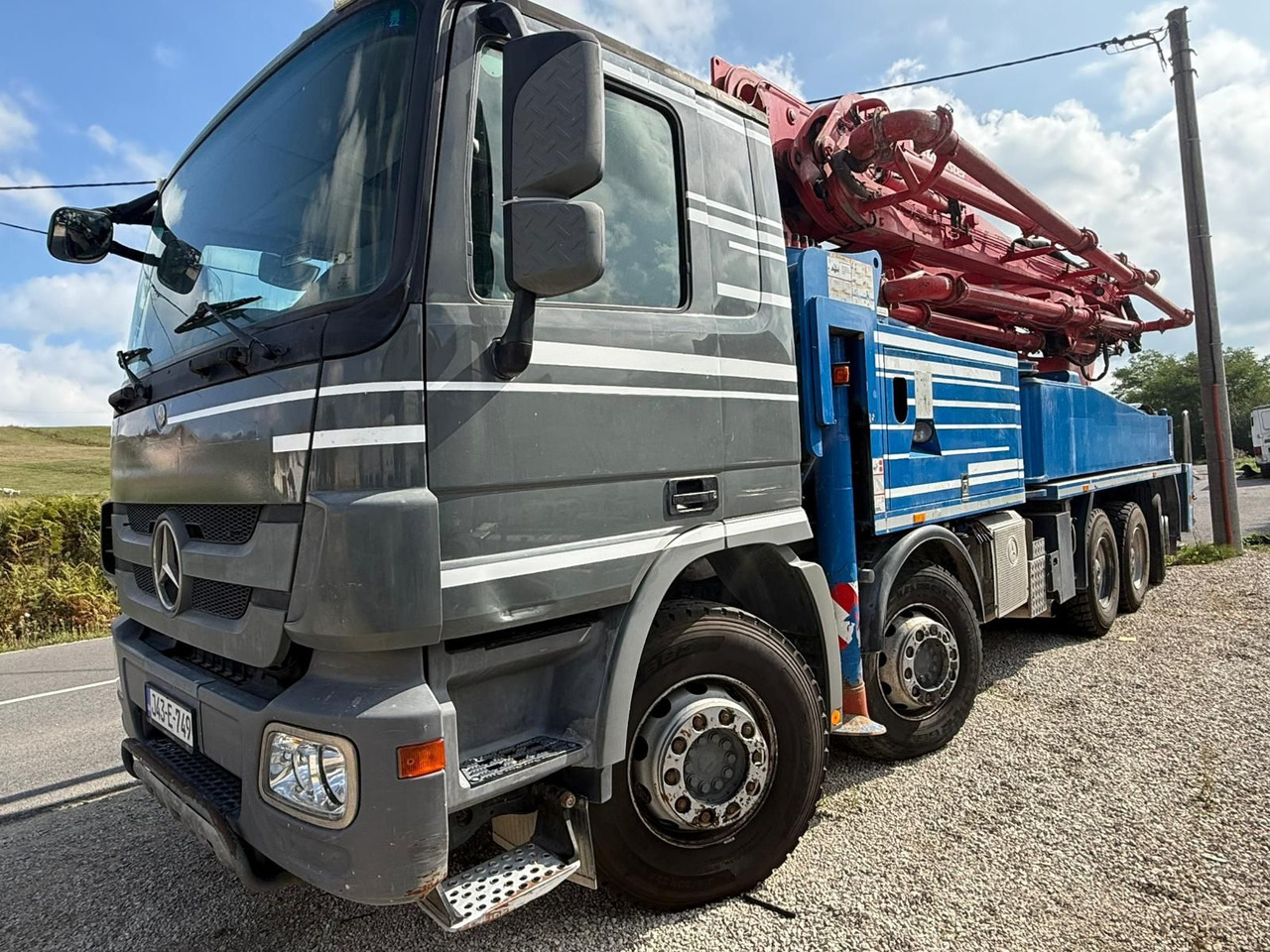 Mercedes-Benz Actros 4448 10x4, E5, MP-3, Putzmeister M46-5 - Concrete pump truck: picture 3 Mercedes-Benz Actros 4448 10x4, E5, MP-3, Putzmeister M46-5 - Concrete pump truck: picture 3