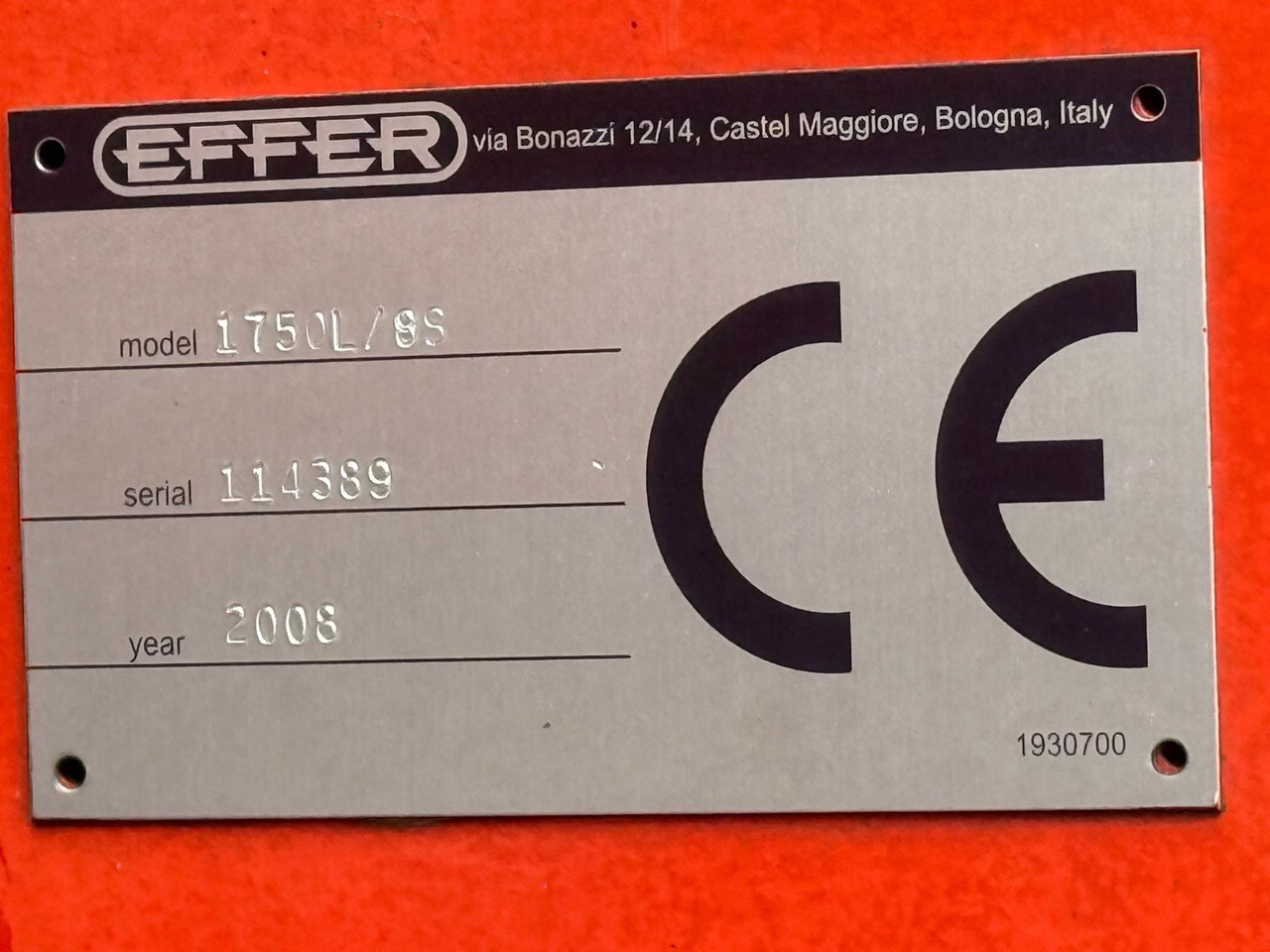 Crane truck Scania R500 V8 LB10x4, E5, Effer 1750 8S, FLYJIB, 44m: picture 8