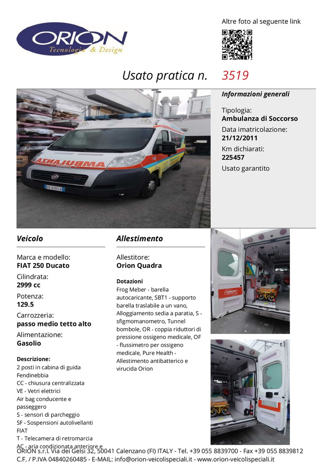 ORION FIAT 250 DUCATO leasing ORION FIAT 250 DUCATO: picture 6