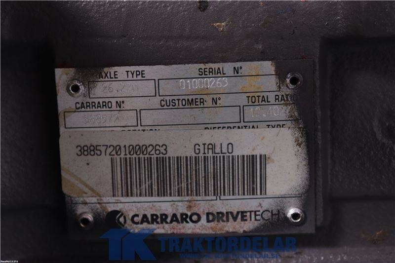 Ahlmann AF 1200 Framvagn - Axle and parts for Construction machinery: picture 3 Ahlmann AF 1200 Framvagn - Axle and parts for Construction machinery: picture 3