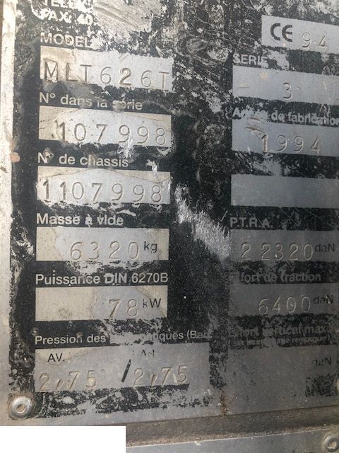 Manitou 628 - Kabina - Cab for Telescopic handler: picture 3 Manitou 628 - Kabina - Cab for Telescopic handler: picture 3