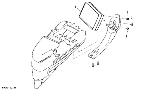 PFA10724 John Deere 8345R - Moduł wyświetlacza - Cab and interior for Farm tractor: picture 1 PFA10724 John Deere 8345R - Moduł wyświetlacza - Cab and interior for Farm tractor: picture 1