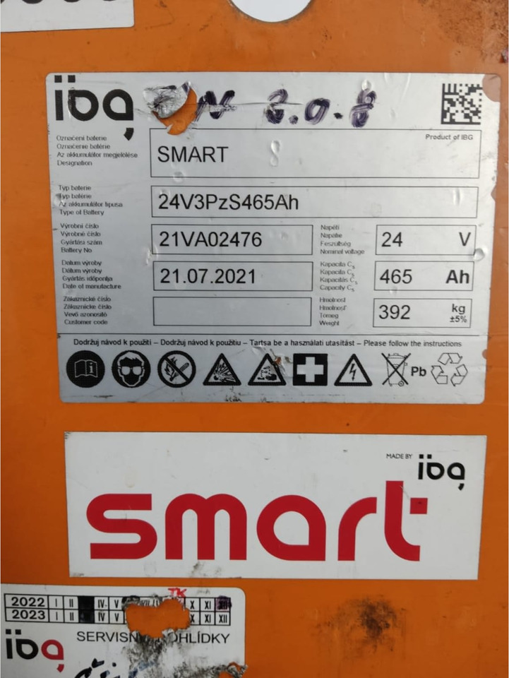 Battery IBA 24V 465Ah - Battery for Material handling equipment: picture 2 Battery IBA 24V 465Ah - Battery for Material handling equipment: picture 2