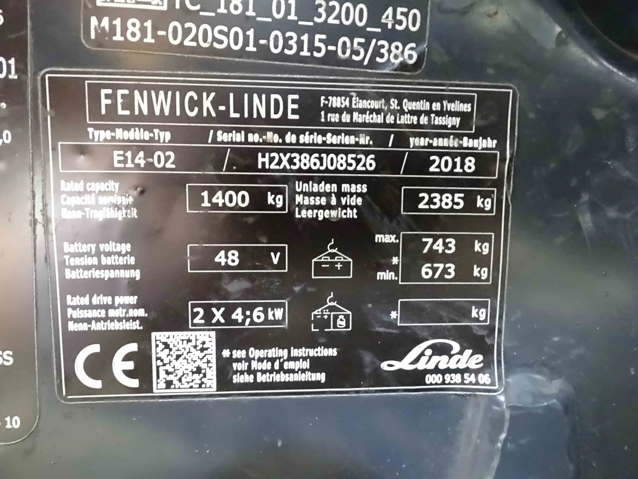 Linde E14-02 - Electric forklift: picture 2 Linde E14-02 - Electric forklift: picture 2