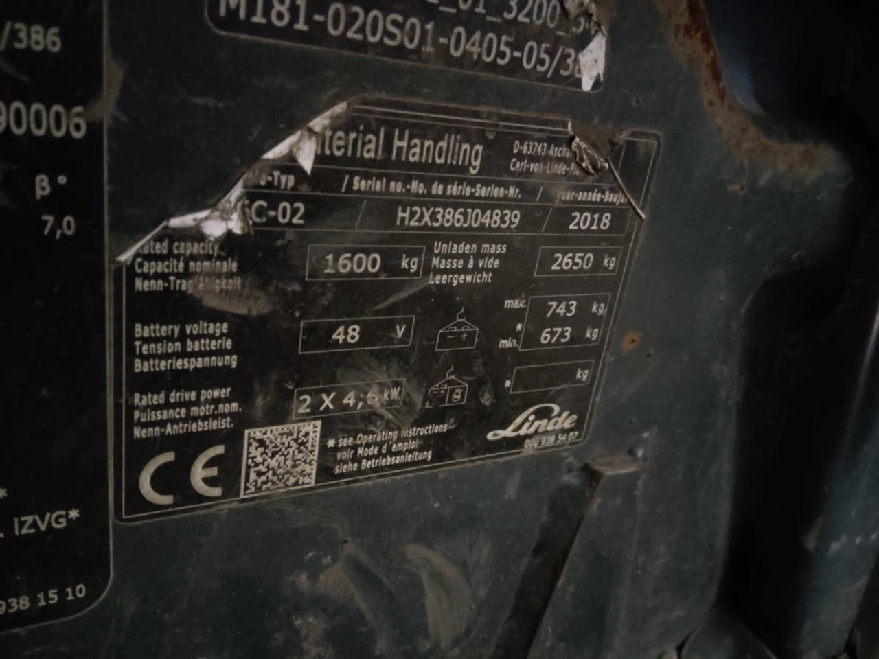 Linde E16C-02 - Electric forklift: picture 2 Linde E16C-02 - Electric forklift: picture 2