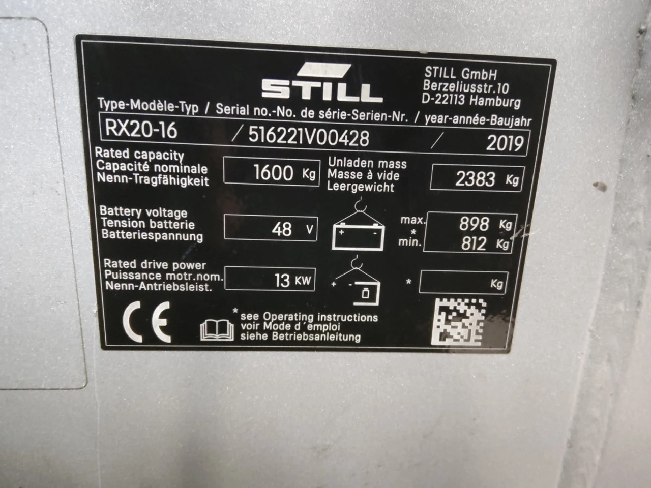 STILL RX20-16 - Electric forklift: picture 5 STILL RX20-16 - Electric forklift: picture 5
