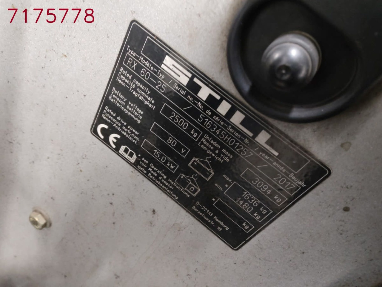 STILL RX60-25 - Electric forklift: picture 5 STILL RX60-25 - Electric forklift: picture 5