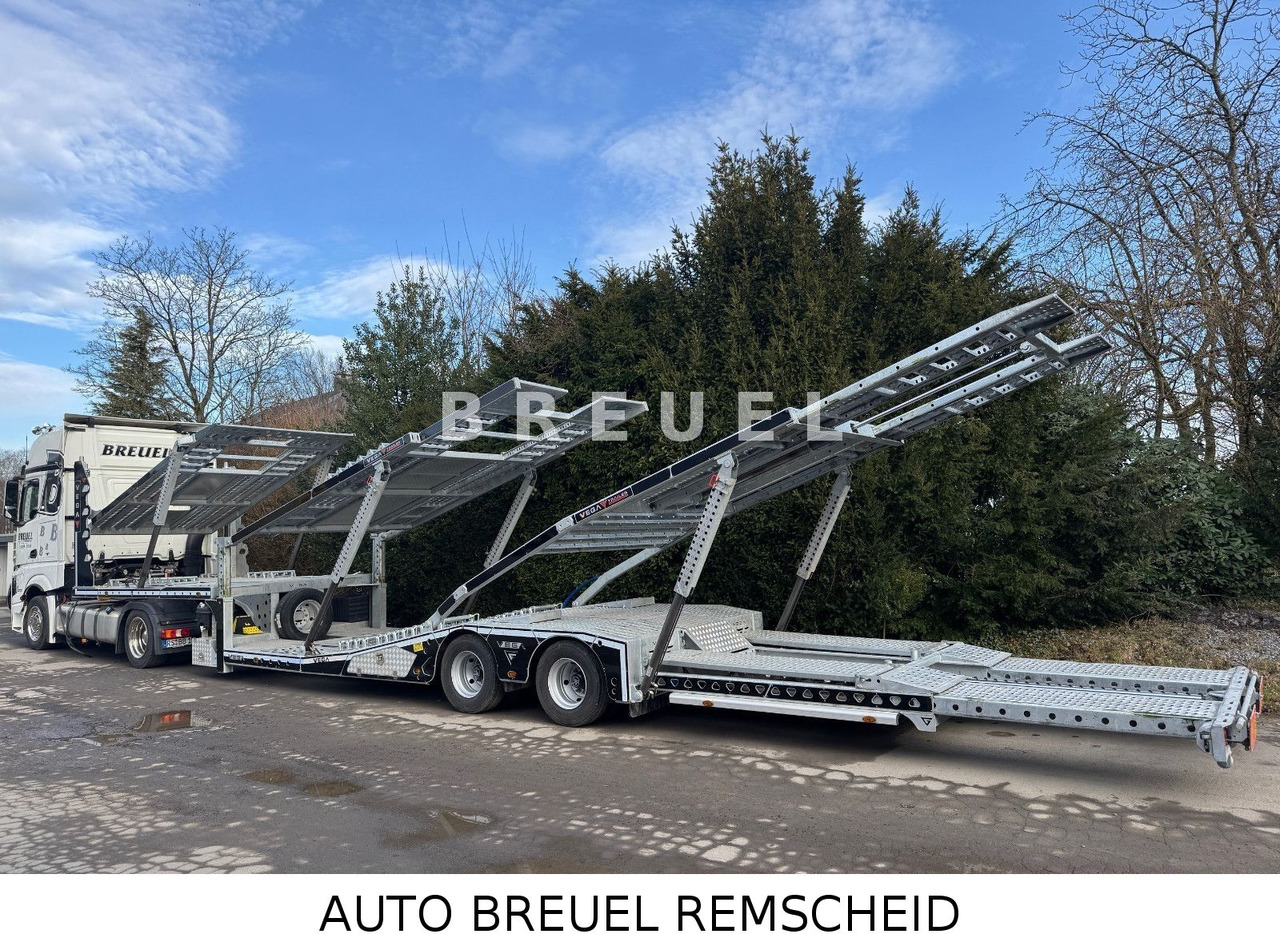 6-er Autotransporter mit Lenkachse 6-er Autotransporter sofort mit VDI Zertifikat - Autotransporter semi-trailer: picture 2 6-er Autotransporter mit Lenkachse 6-er Autotransporter sofort mit VDI Zertifikat - Autotransporter semi-trailer: picture 2