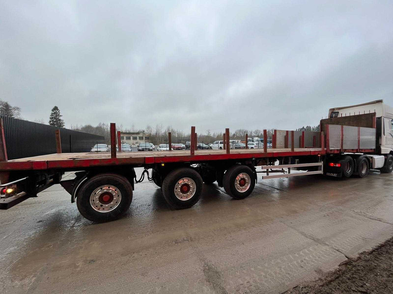 Doll 93 H STEERED AXLES / PLATFORM L=13463 / EXTENDABLE - Dropside/ Flatbed semi-trailer: picture 3 Doll 93 H STEERED AXLES / PLATFORM L=13463 / EXTENDABLE - Dropside/ Flatbed semi-trailer: picture 3