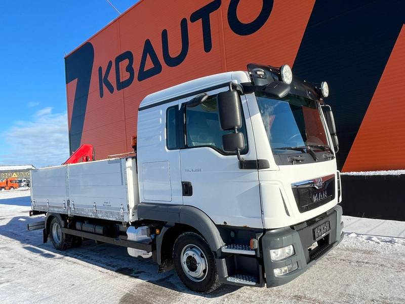 MAN TGL 8.220 4x2 HMF 340 K2 / PLATFORM L=4147 mm - Dropside/ Flatbed truck, Crane truck: picture 4 MAN TGL 8.220 4x2 HMF 340 K2 / PLATFORM L=4147 mm - Dropside/ Flatbed truck, Crane truck: picture 4