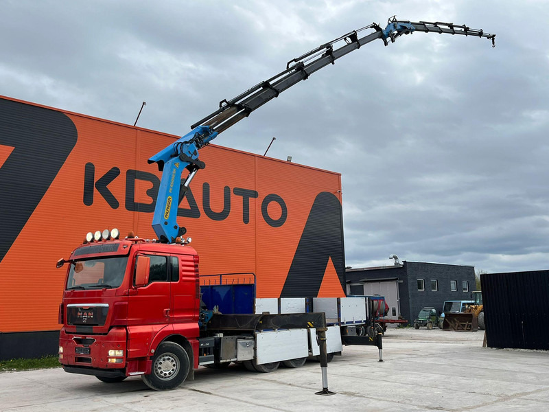 MAN TGX 35.480 8x4*4 PK 65002 + JIB / PLATFORM L=6800 mm - Dropside/ Flatbed truck, Crane truck: picture 1 MAN TGX 35.480 8x4*4 PK 65002 + JIB / PLATFORM L=6800 mm - Dropside/ Flatbed truck, Crane truck: picture 1