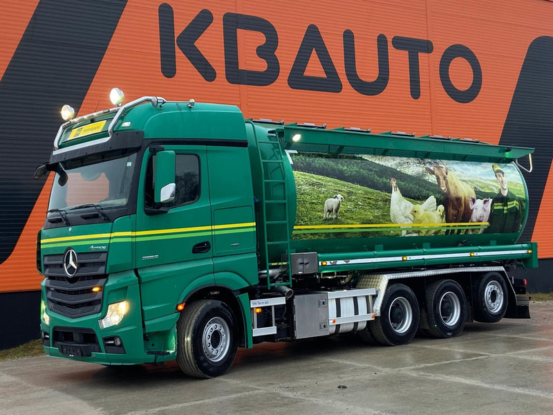 Mercedes-Benz Actros 3563 8x4*4 RETARDER / TANK 34000 l - Tank truck: picture 1 Mercedes-Benz Actros 3563 8x4*4 RETARDER / TANK 34000 l - Tank truck: picture 1