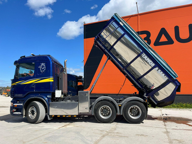 Tipper Scania R 480 6x4 RETARDER / FULL STEEL / BIG AXLES / BOX L=4635 mm: picture 9