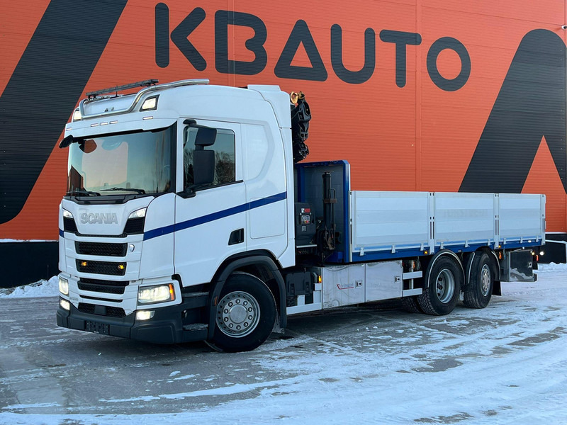 Scania R 500 6x2*4 HIAB 232E-6 / PLATFORM L=6432 mm - Dropside/ Flatbed truck, Crane truck: picture 2 Scania R 500 6x2*4 HIAB 232E-6 / PLATFORM L=6432 mm - Dropside/ Flatbed truck, Crane truck: picture 2