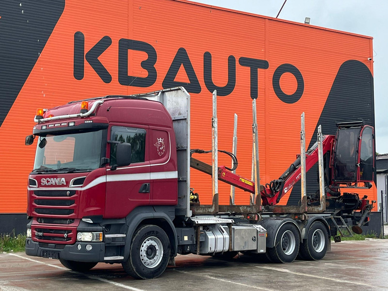 Scania R 730 6x4 RETARDER / BIG AXLES - Timber truck, Crane truck: picture 2 Scania R 730 6x4 RETARDER / BIG AXLES - Timber truck, Crane truck: picture 2