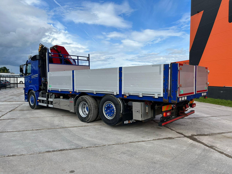 Dropside/ Flatbed truck, Crane truck Volvo FM 450 6x4*4 HYDRODRIVE HMF 1820-K5 / 1267 PTO HOURS / PLATFORM L=6240-7240 mm EXTENDABLE: picture 7