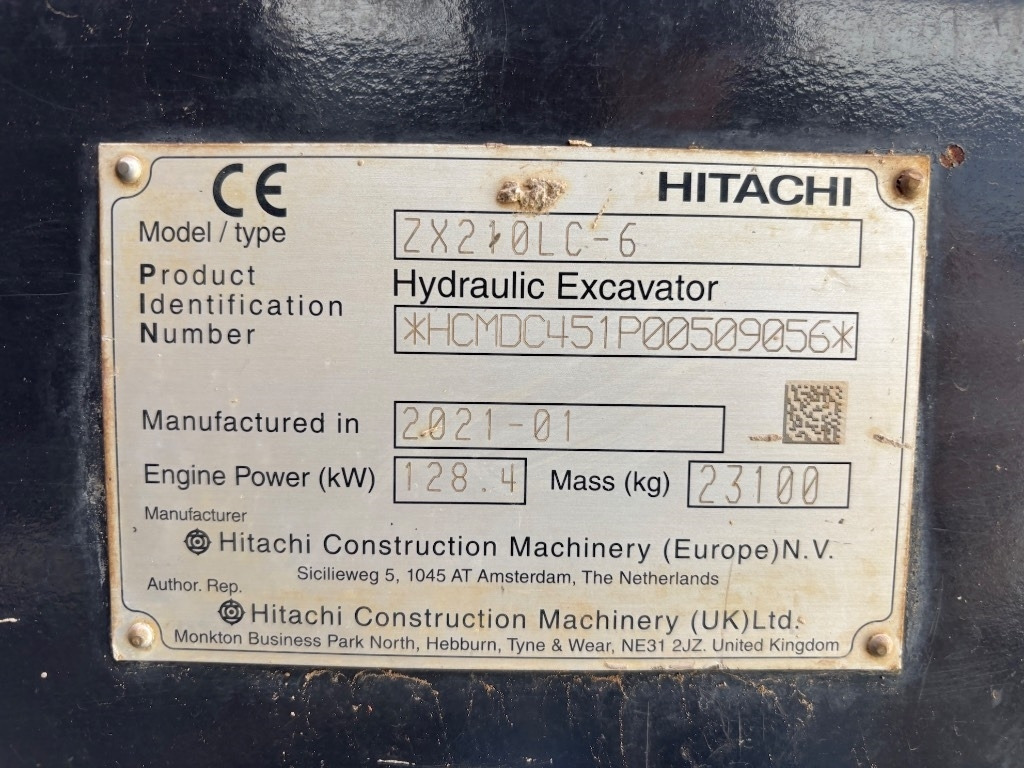 Crawler excavator Hitachi ZX 210 LC-6 - ZX210: picture 24 Crawler excavator Hitachi ZX 210 LC-6 - ZX210: picture 24