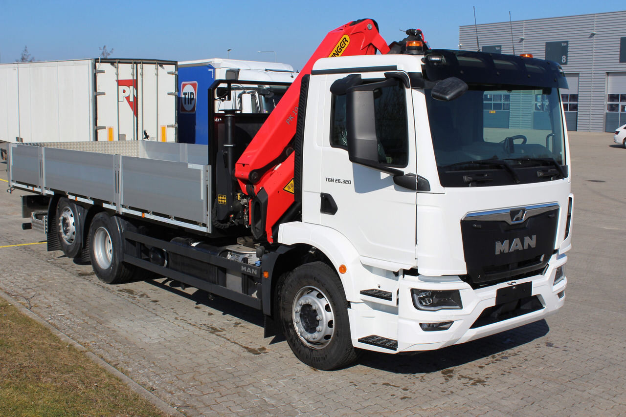 MAN TGM 26.320 6×2-4 PK19.001SLD5 Brädgårdsbil - Dropside/ Flatbed truck, Crane truck: picture 2 MAN TGM 26.320 6×2-4 PK19.001SLD5 Brädgårdsbil - Dropside/ Flatbed truck, Crane truck: picture 2