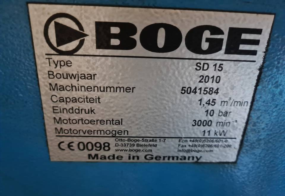 Kompresor śrubowy Boge SD 15, 11 kw - Air compressor: picture 5 Kompresor śrubowy Boge SD 15, 11 kw - Air compressor: picture 5