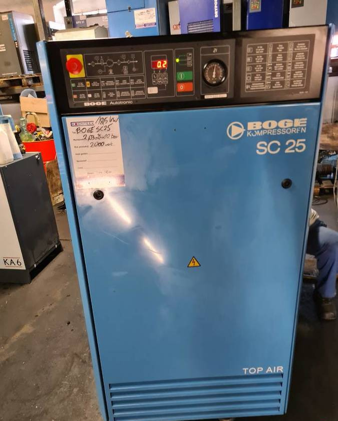 Sprężarka tłokowa BOGE SC 25, 18,5 kw - Air compressor: picture 2 Sprężarka tłokowa BOGE SC 25, 18,5 kw - Air compressor: picture 2