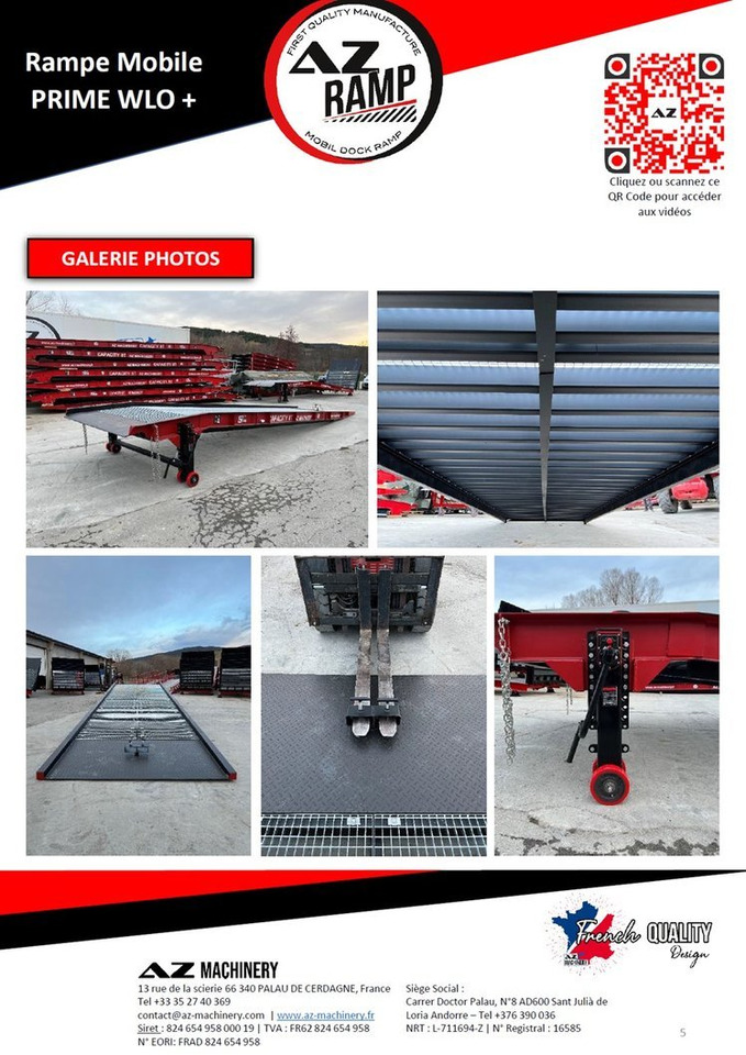 AZ RAMP-PRIME PRIME WLO + 12 . Industrial Mobil Loading Ramp - Loading ramp: picture 5 AZ RAMP-PRIME PRIME WLO + 12 . Industrial Mobil Loading Ramp - Loading ramp: picture 5