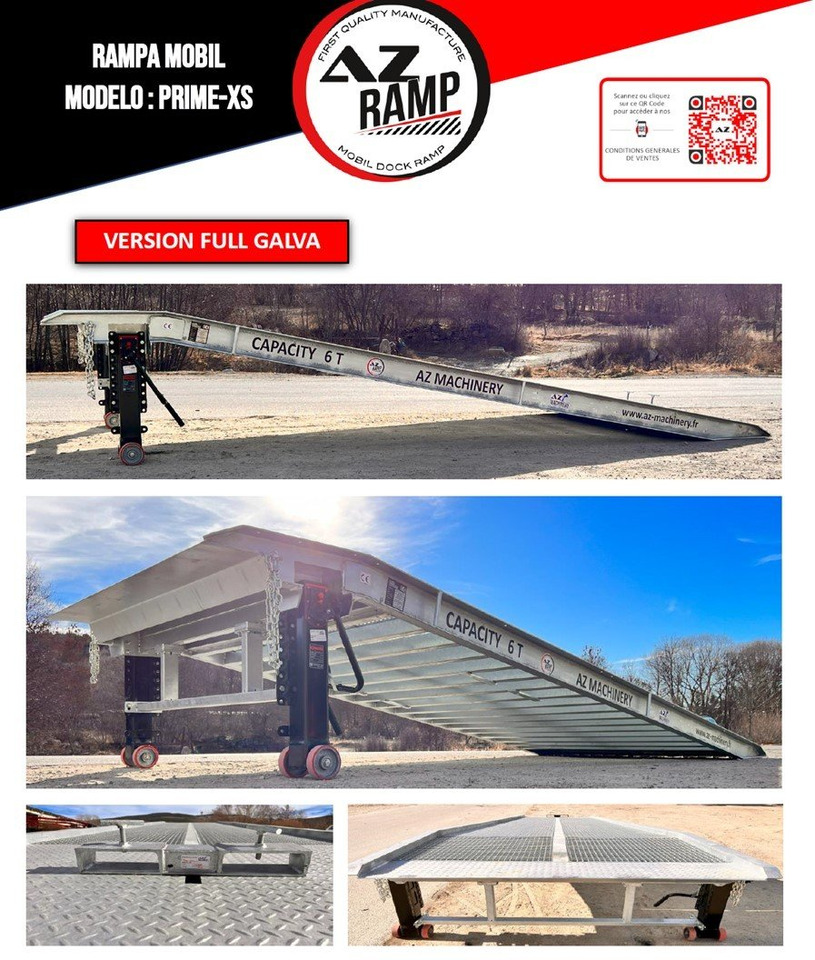 AZ RAMP-PRIME XS-6 FULL GALVA . Industrial Mobil Loading Ramp - Loading ramp: picture 4 AZ RAMP-PRIME XS-6 FULL GALVA . Industrial Mobil Loading Ramp - Loading ramp: picture 4