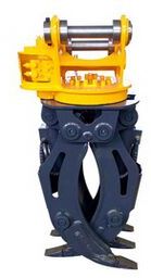 AME Hydraulic 360° Rotating Grab - Grapple for Excavator: picture 4 AME Hydraulic 360° Rotating Grab - Grapple for Excavator: picture 4