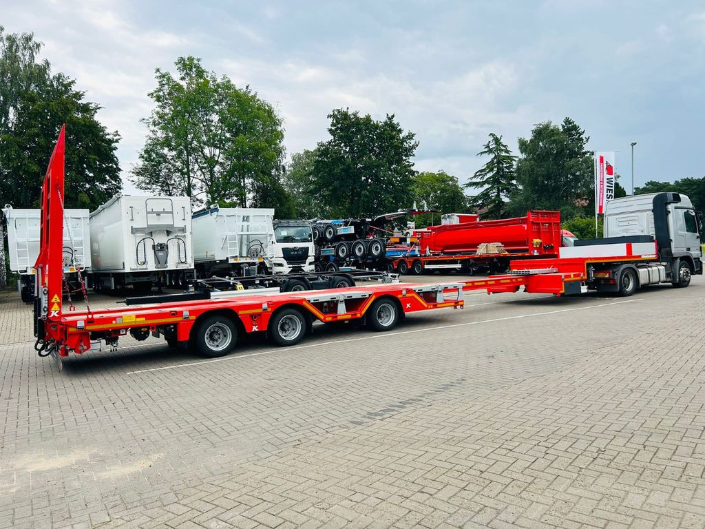 Kässbohrer KSLA RJ Mega Jumbo Tieflader mit Radmulden tele - Low loader semi-trailer: picture 5 Kässbohrer KSLA RJ Mega Jumbo Tieflader mit Radmulden tele - Low loader semi-trailer: picture 5