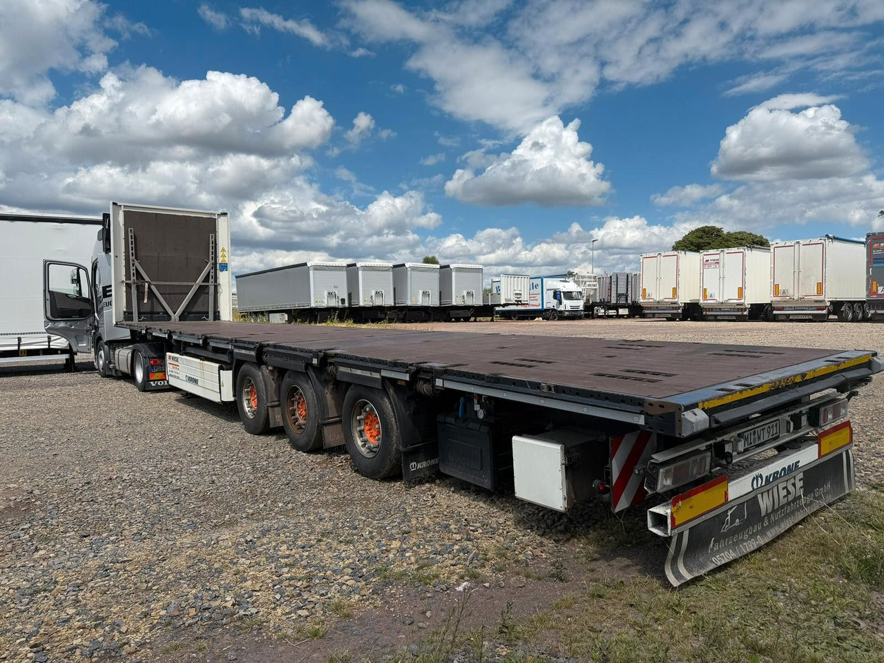 Krone SDP 27 Mega Stahlmatten Auflieger - Dropside/ Flatbed semi-trailer: picture 1 Krone SDP 27 Mega Stahlmatten Auflieger - Dropside/ Flatbed semi-trailer: picture 1